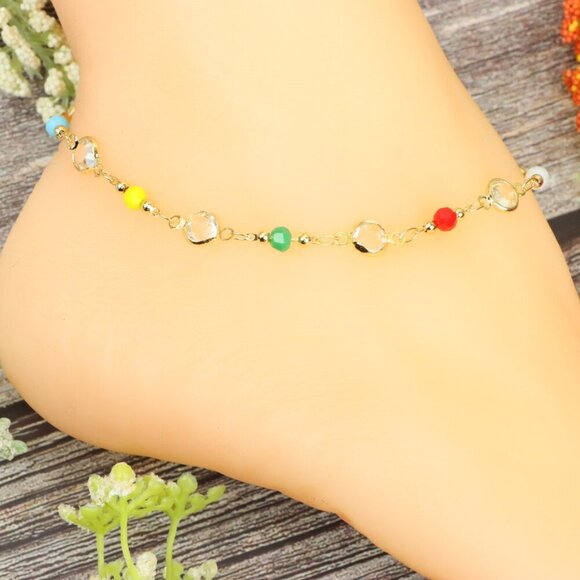 "Elegant Handmade Anklet – Delicate Jewelry for Women, MAR091655 - Picture 4 of 10